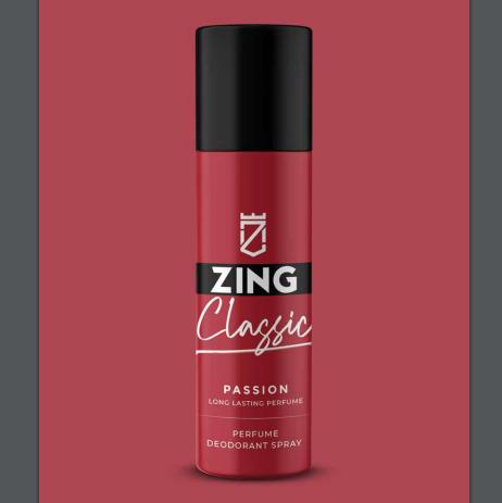 Perfume Deo Spray Zing Classic Passion