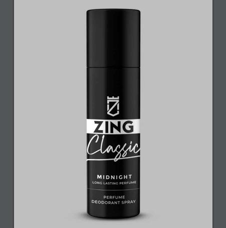 Perfume Deo Spray Zing Classic Midnight