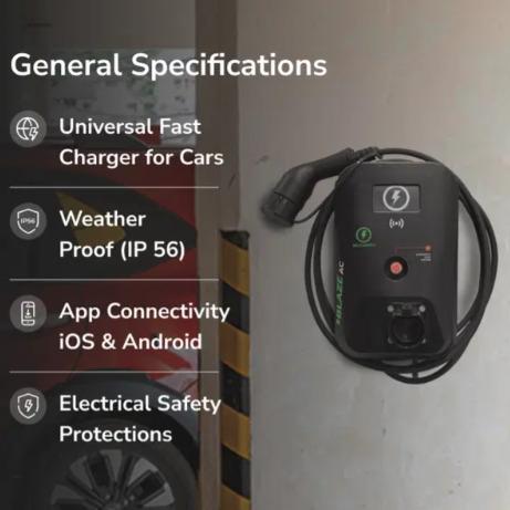 Blaze AC 7.4 kW 4-Wheeler Chargers