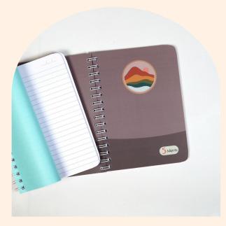 Mountains calling - 5 Subjects Exercise Book