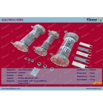 Brine Titanium based Electrolyzer