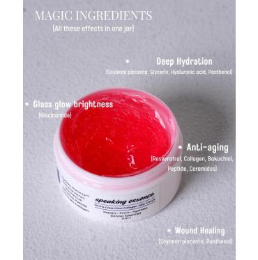 Divine glass glow Collagen jelly creme (All in one Night product)