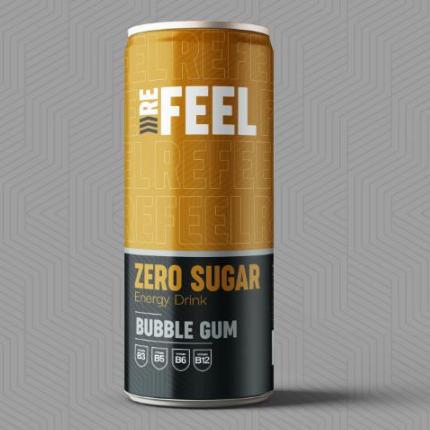Zero Sugar Energy Drink - Bubble Gum
