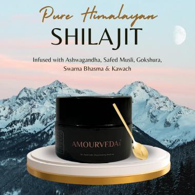 Amourveda Pure Himalayan Shilajit Resin - 20g