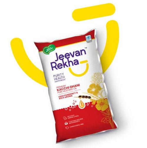 JEEVAN REKHA (KACHHI GHANI MUSTARD OIL) 1 Lt / 800 GM POUCH