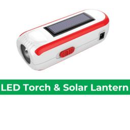 LED Torch & Solar Lantern