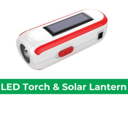 LED Torch & Solar Lantern