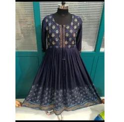 Rayon Long Gown Kurtis