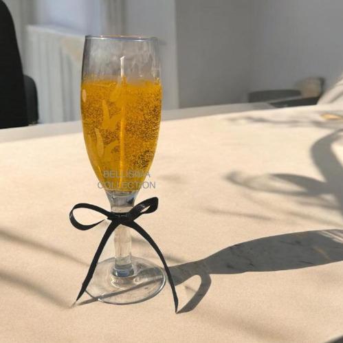 Gel Wax Champagne Candle