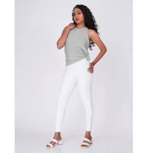 Movease 7/8 White Leggings (Ankle Length Leggings)