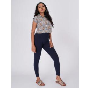 Flexifit Navy Blue Soho Leggings (Full Length Leggings)