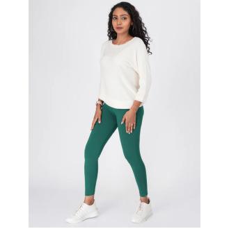 Movease 7/8 Green Leggings (Ankle Length Leggings)