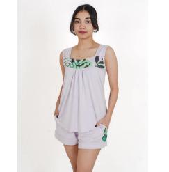 Relaxed Fit Top & Shorts Co-ord Set for Women