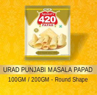 Urad Punjabi Masala Papad