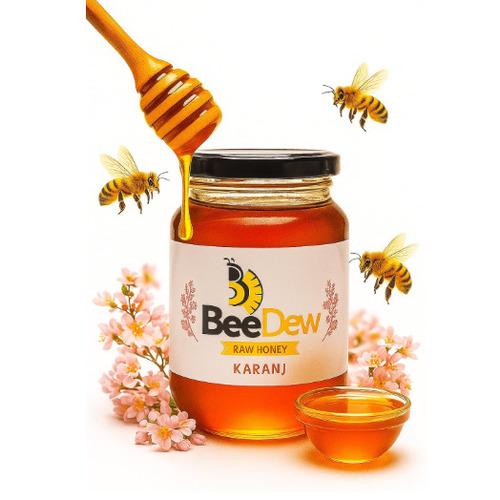 BeeDew Karanj Raw Honey 500gm
