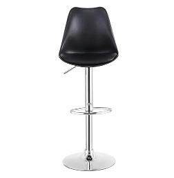 Black Da Urban Valure Height Adjustable Bar Stool