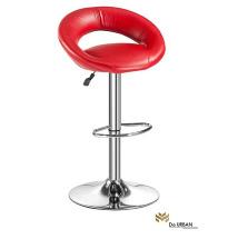 Red Da Urban Smiley Height Adjustable Bar Stool