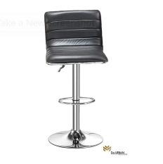 Black Da Urban Flash Height Adjustable Bar Stool