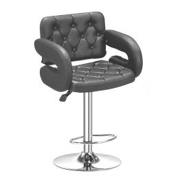 DU-362 Black Da Urban Leatherette Bar Chair