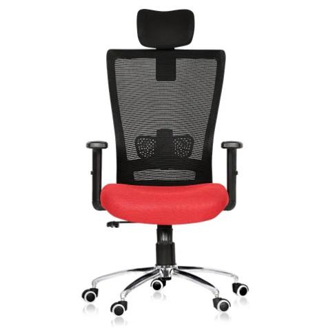 Red Da Urban Mascot High Back Revolving Office Chair With Headrest