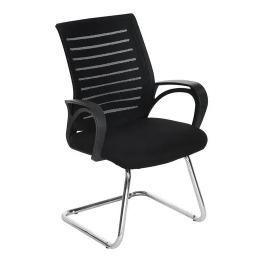 DU-210 Da Urban Tulip Black Mesh Fabric Visitor Chair