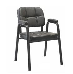 DU-280 Da Urban Black Leather Visitor Chair