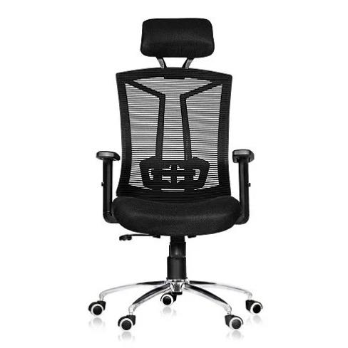 Black Da Urban Topsky High Back Revolving Office Chair With Headrest