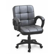 DU-242 Low Back Workstation Leather Chair