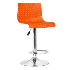 Orange Da Urban Presho Plastic Bar Stool