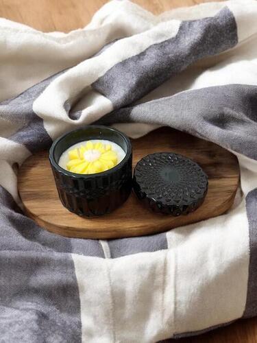 Black Diamond Jar Soy Candle 