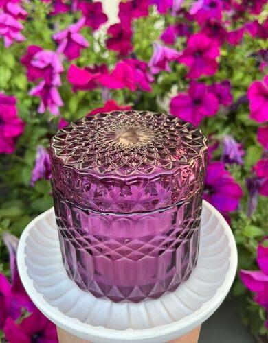 Purple Diamond Soy Candle Jar 