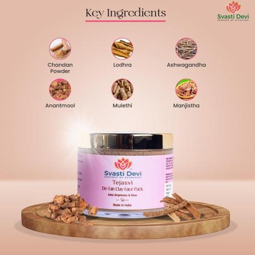 Tejasvi De-tan Clay Face Pack