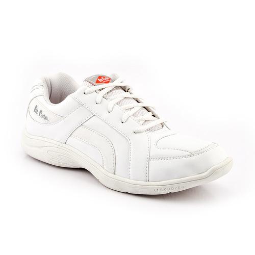Full PU White School Shoe