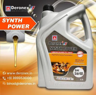 Deronex Synth Power Car Engine Oil Synthetic SAE-5W40