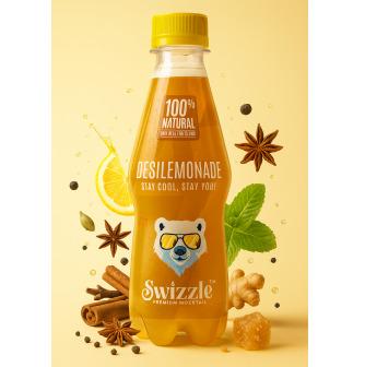 Swizzle 100% Natural Mocktail - Desi Lemonade