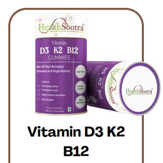 Vitamin D3 K2 B12 Gummies