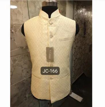 Men Heavy Brocade Nehru Jacket Set