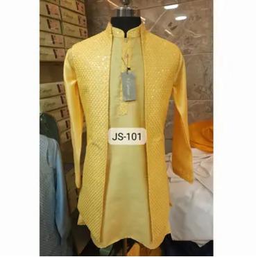 Men Long Jacket Set