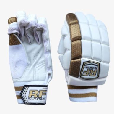Batting Gloves Golden White
