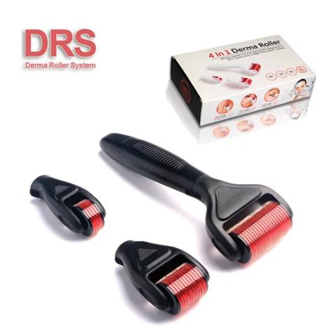 Titanium Derma Roller Kit 4 IN 1 Micro Needle Therapy Roller