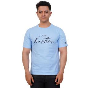 Crew Neck Men Hustler Tshirt