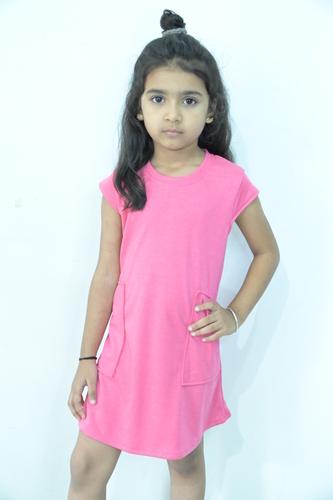 pink dress 100%cotton