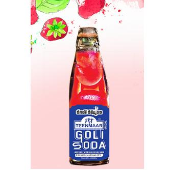 Straw Berry Goli Soda