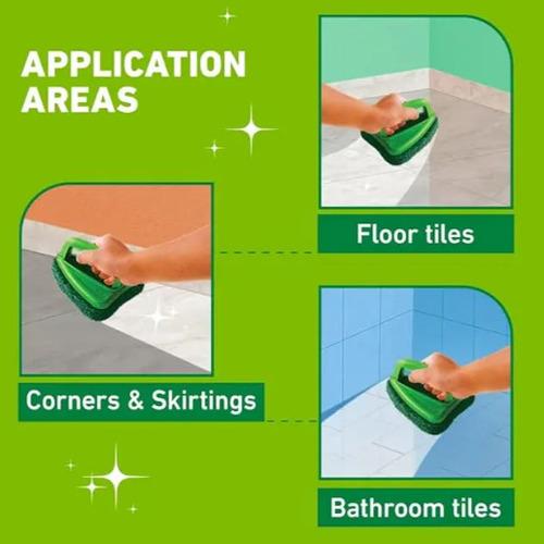 Maxofast Triangle Tiles Scrubber (Green)