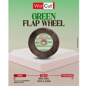 Wolcut Green Flap Wheel
