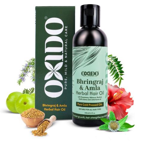 Oxido Bhringraj & Amla herbal hair oil