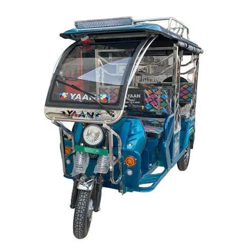 Sky Blue Yaan SS DLX Battery Operated Rickshaw