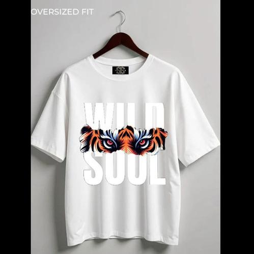 Wild Soul Oversized White Tshirt
