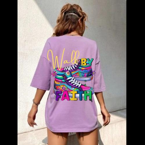 WalkByFaith Oversized Lavender Tshirt