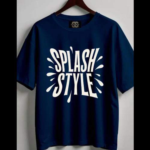 SS Splash Oversized NavyBlue Tshirt